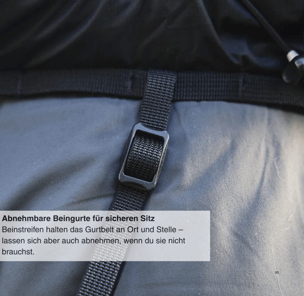 Non-stop dogwear Touring bungee leash "black/grey"