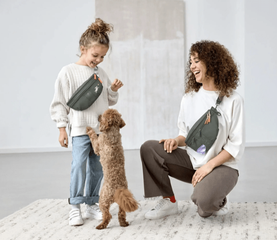 PALOPA Leckerlibeutel MINI Enja "dunkelgrün"