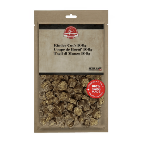 Swiss Mountain Petfood Rinder Cut's 100gr