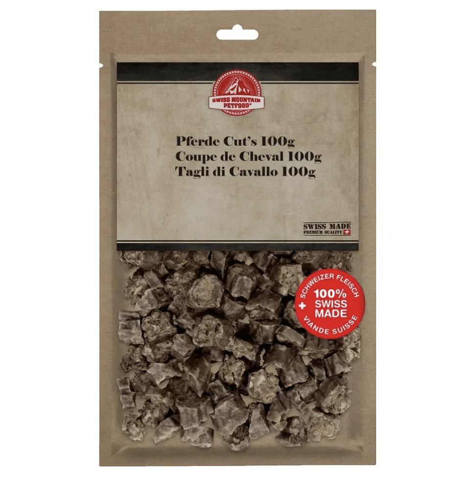 Swiss Mountain Petfood Pferd Cut's 100gr