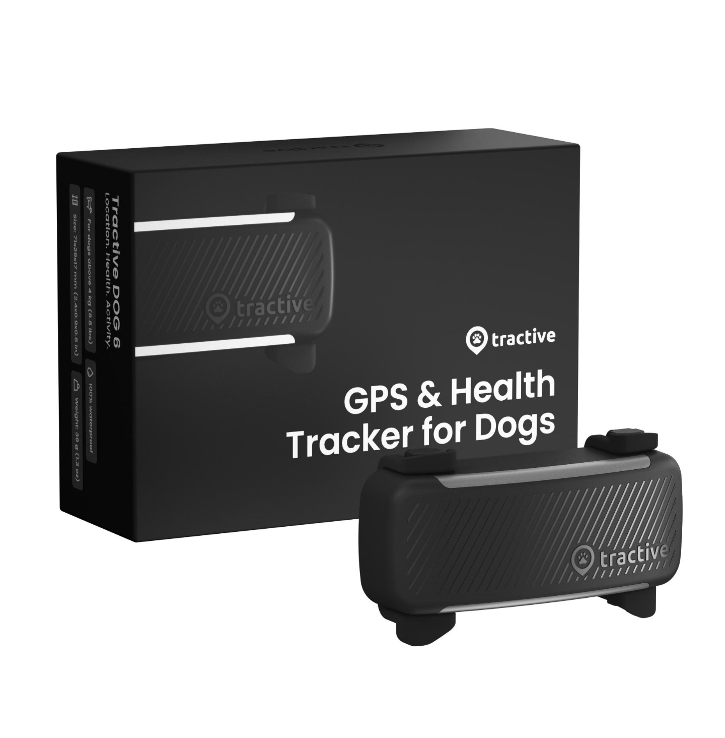 Tractive Dog6 GPS Tracker "schwarz"
