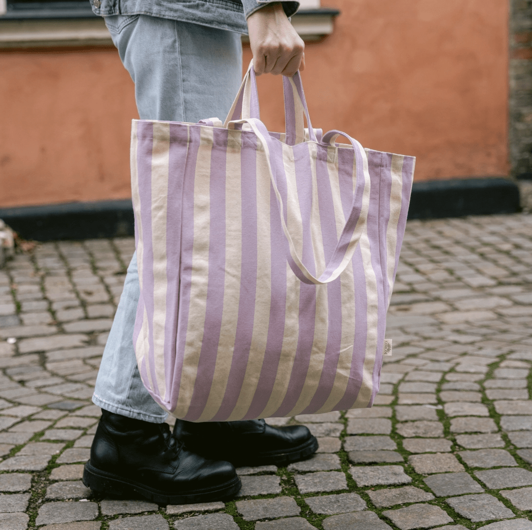 OMOM Bio Baumwoll Tragtasche "lila"