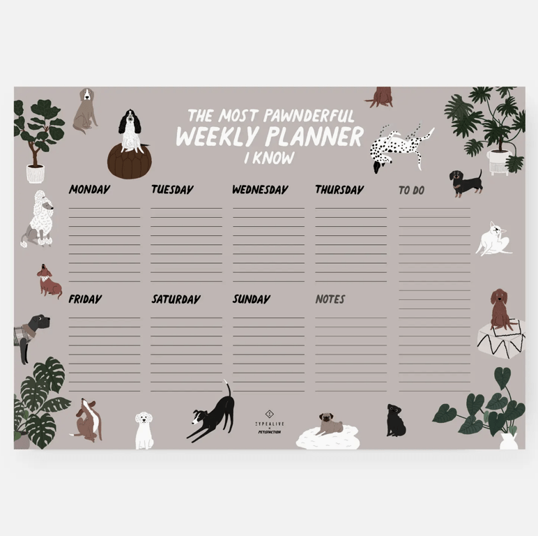 typealive Notizblock "Weekly Planner"