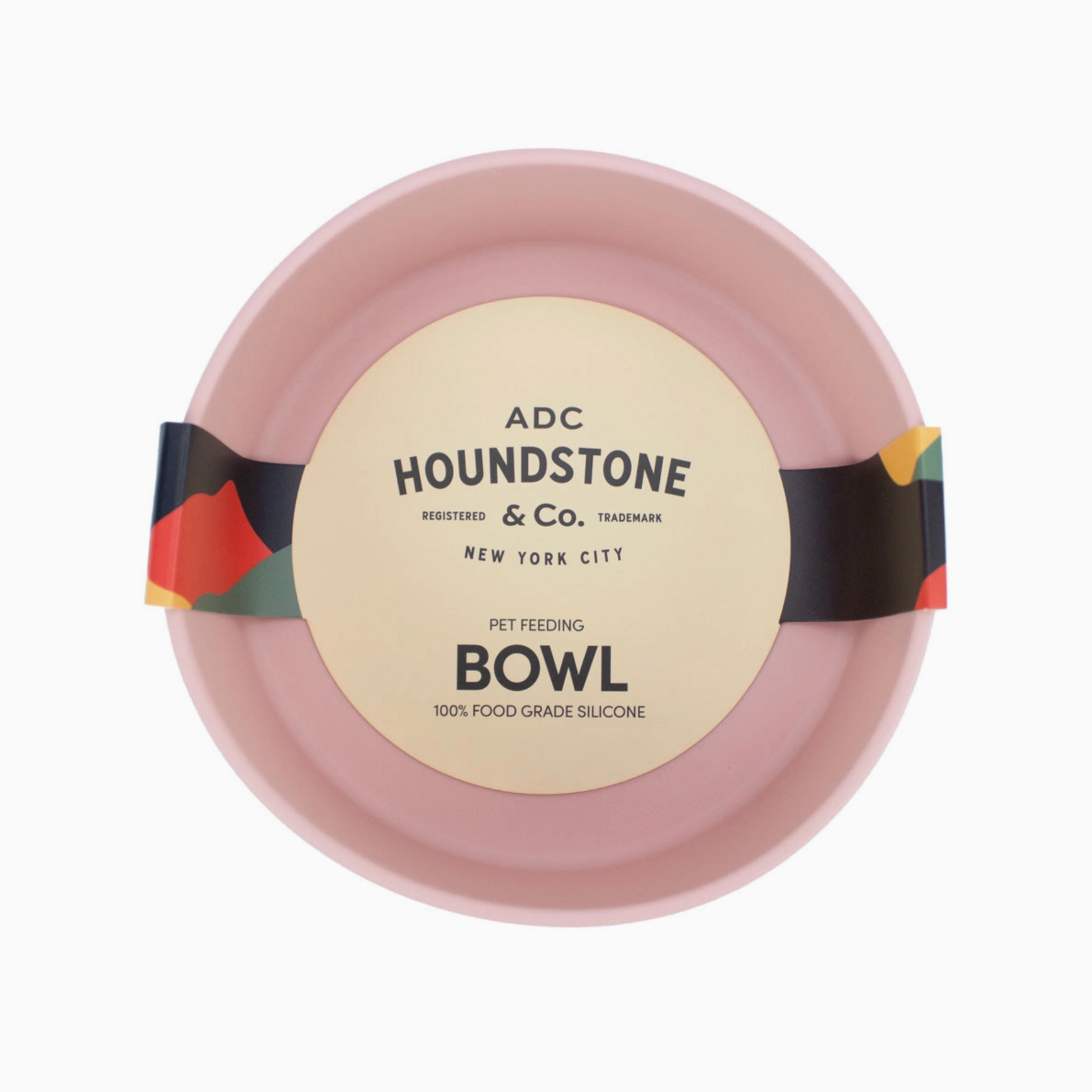 ADC Houndstone & Co. Silikon Hundenapf "Rosa"