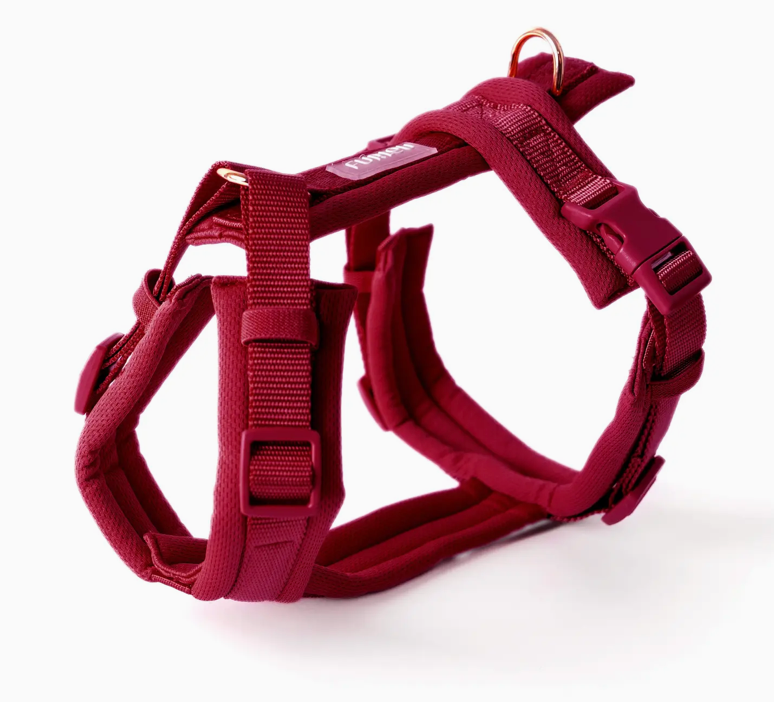 Furlou Y-Hundegeschirr "bordeaux"
