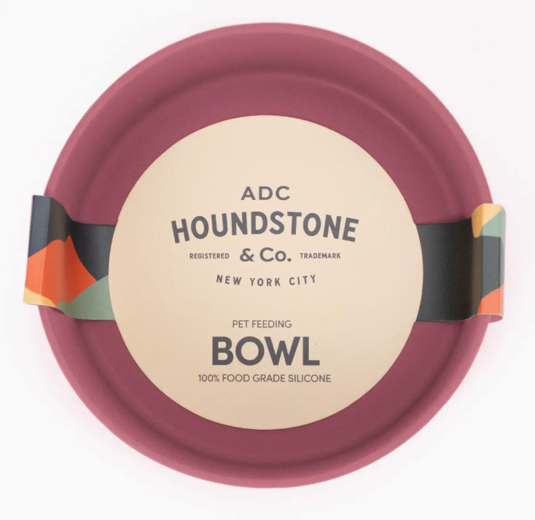 ADC Houndstone & Co. Silikon Hundenapf "Rosenholz"