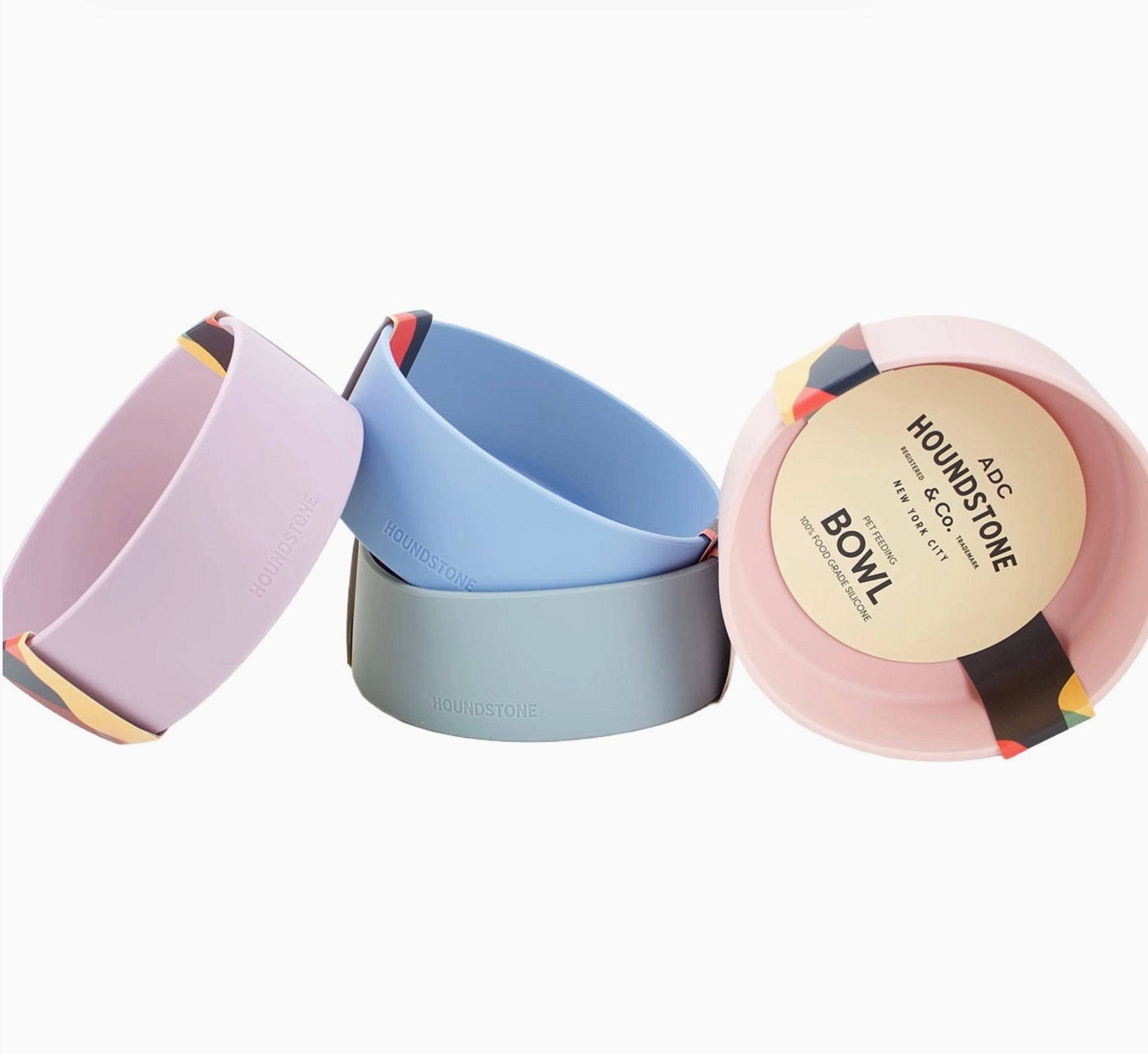 ADC Houndstone & Co. Silikon Hundenapf "Rosa"