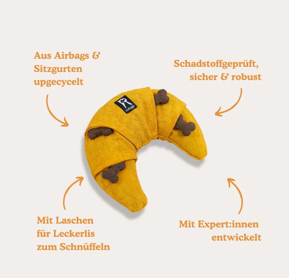 Redoggo Hundespielzeug "Croissant"