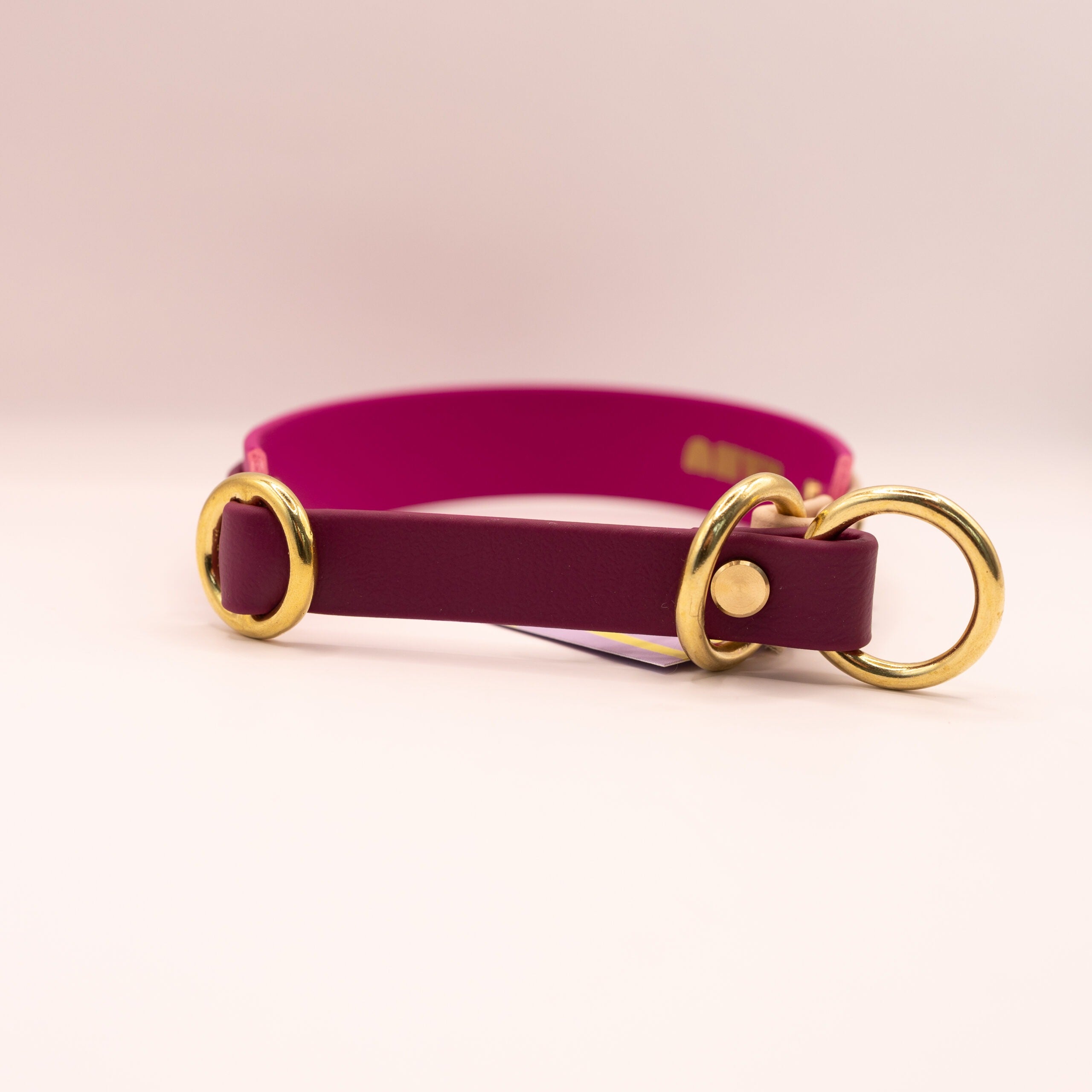 HealthyDog x KAHU Zugstopp Halsband Biothane "berry"