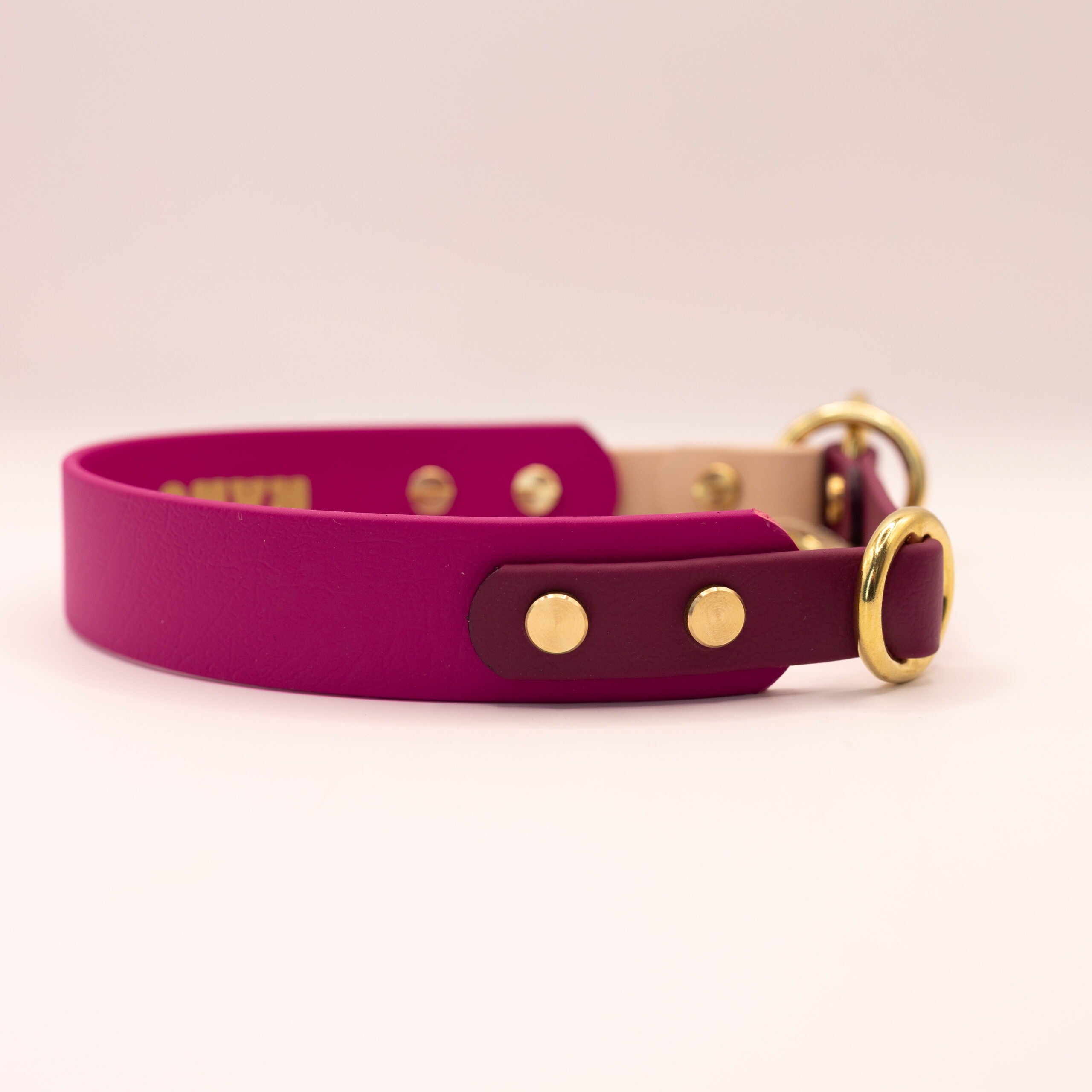 HealthyDog x KAHU Zugstopp Halsband Biothane "berry"