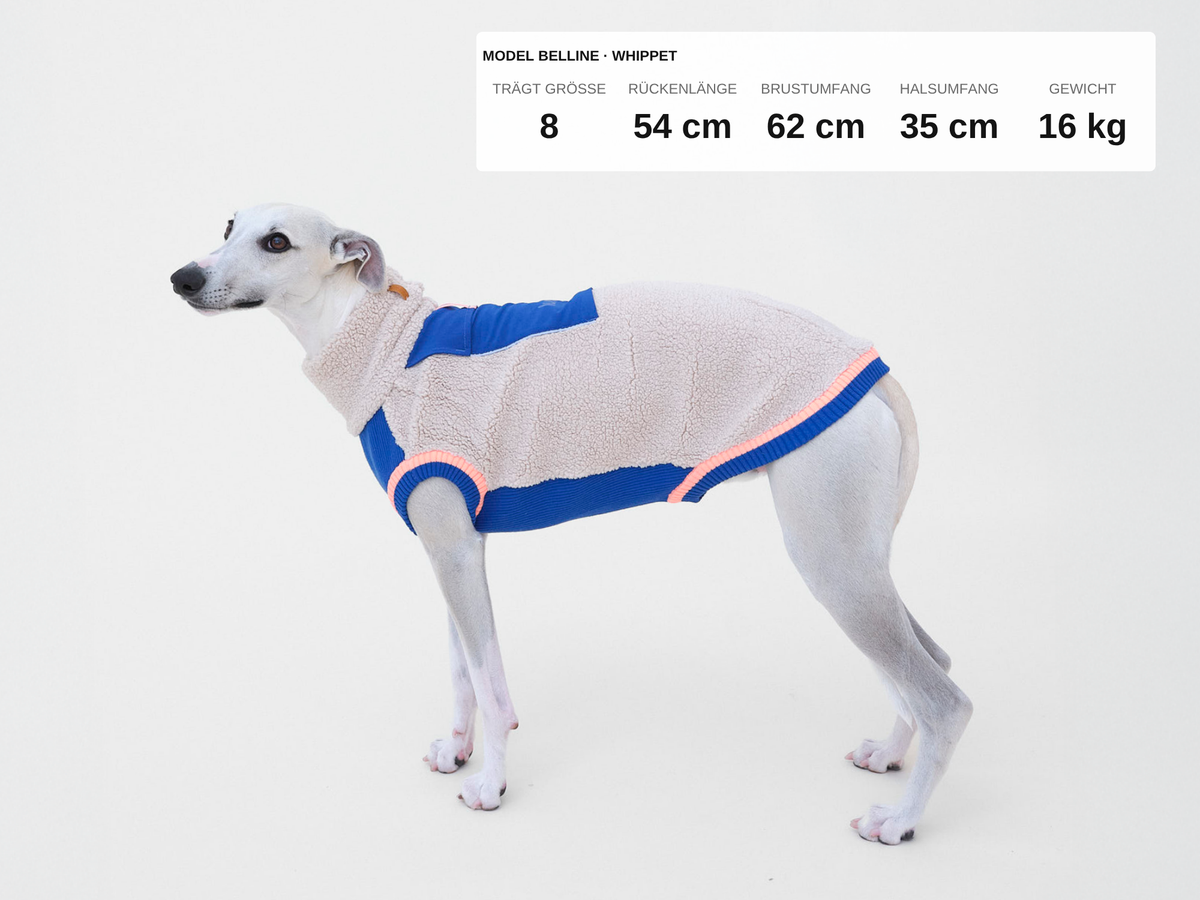 lumiies® Hundepullover warm aus Teddy-Sherpa-Fleece "2 verschiedene Farben"