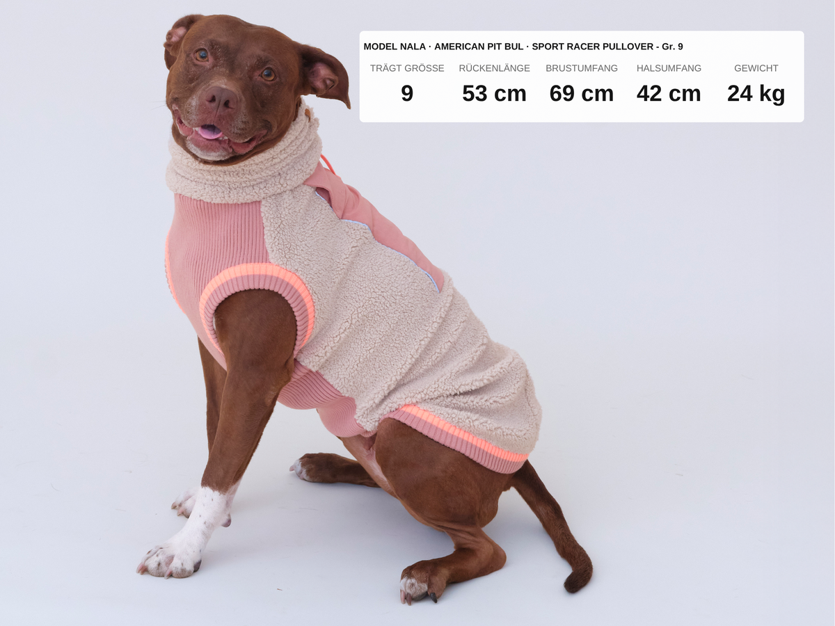 lumiies® Hundepullover warm aus Teddy-Sherpa-Fleece "2 verschiedene Farben"