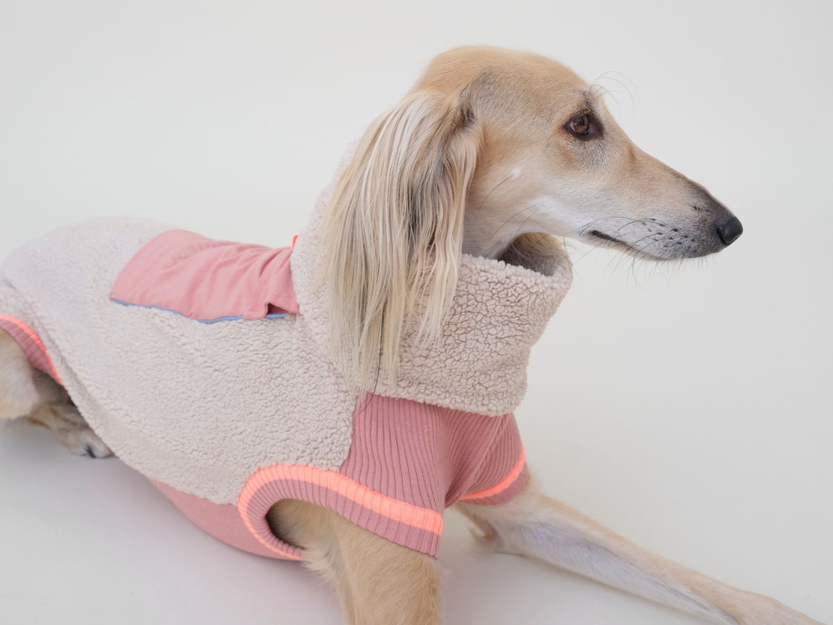 lumiies® Hundepullover warm aus Teddy-Sherpa-Fleece "2 verschiedene Farben"