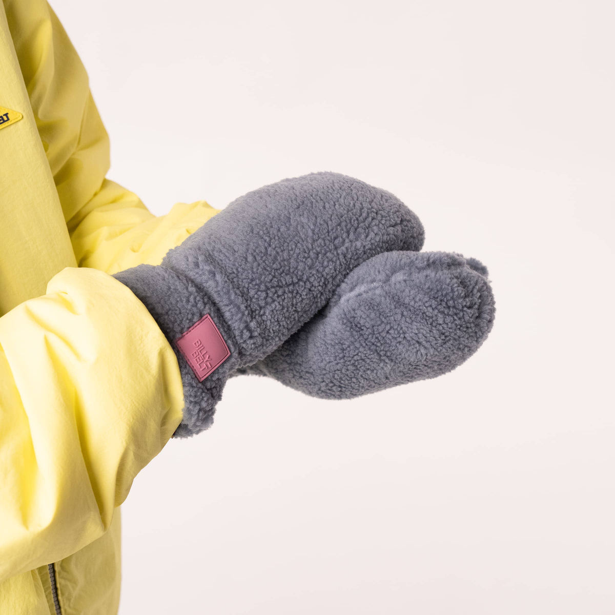 BILLYBELT Sherpa-Fäustlinge aus Fleece "Blau"