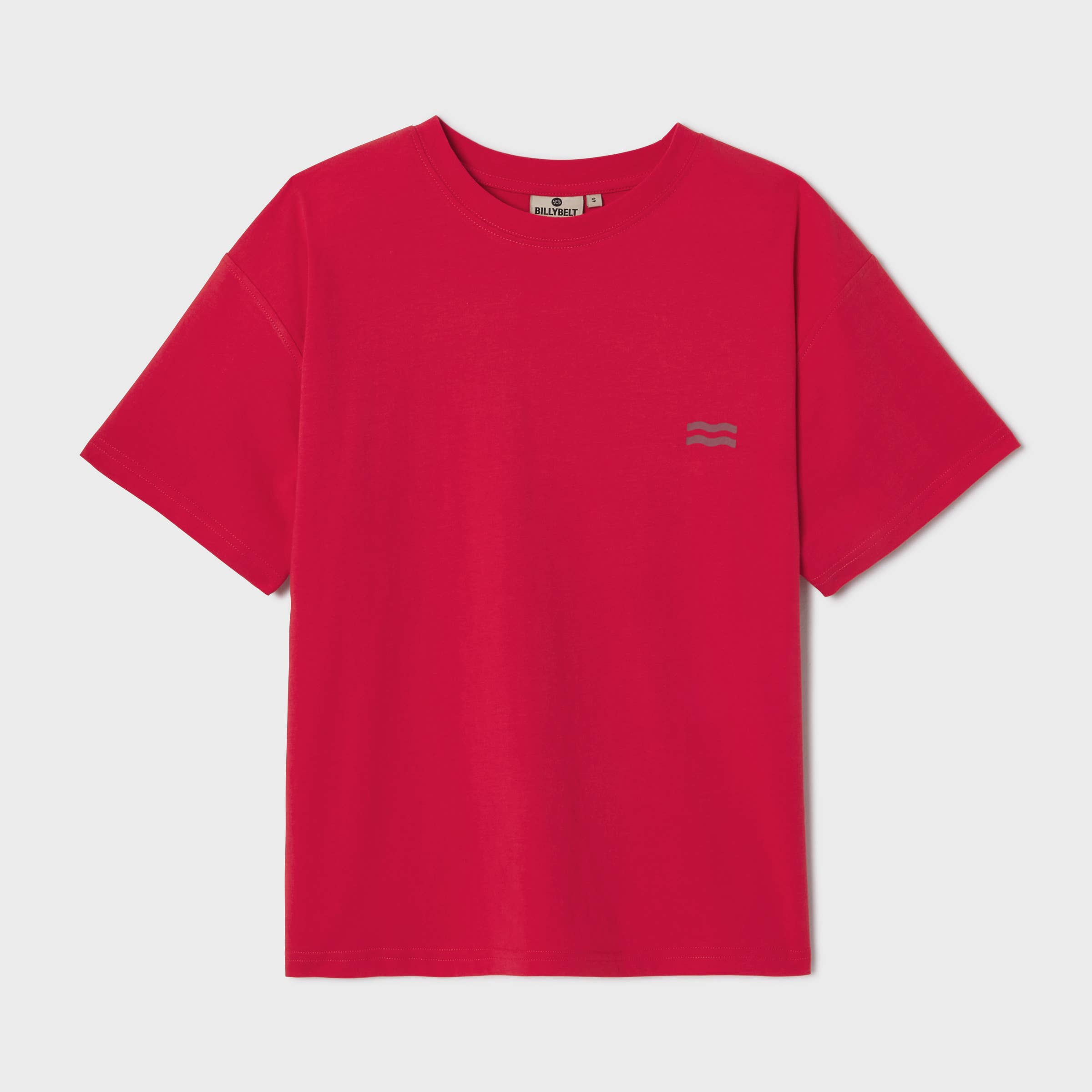 BILLYBELT Damen T-Shirt aus 100% Bio-Baumwolle "rot"