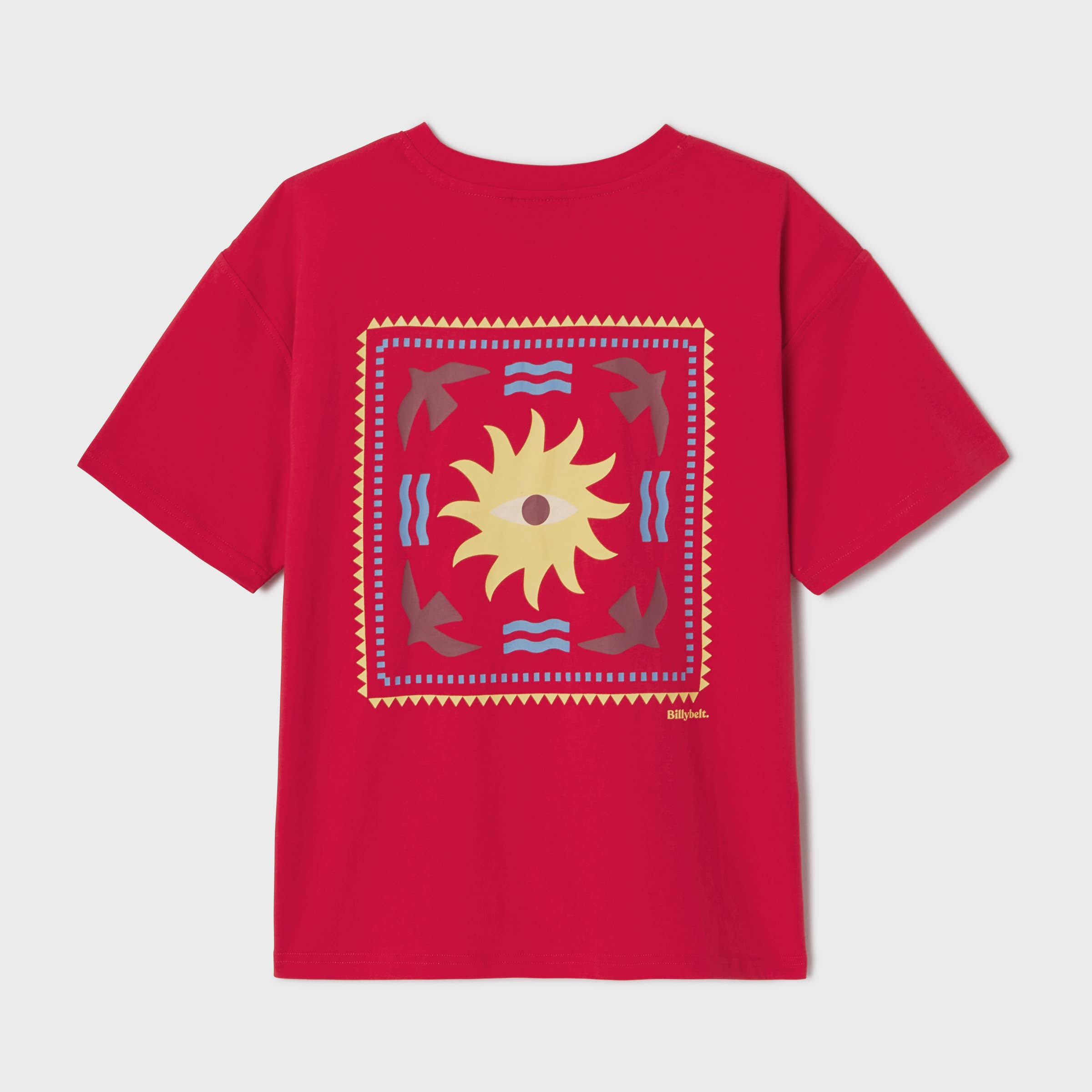 BILLYBELT Damen T-Shirt aus 100% Bio-Baumwolle "rot"