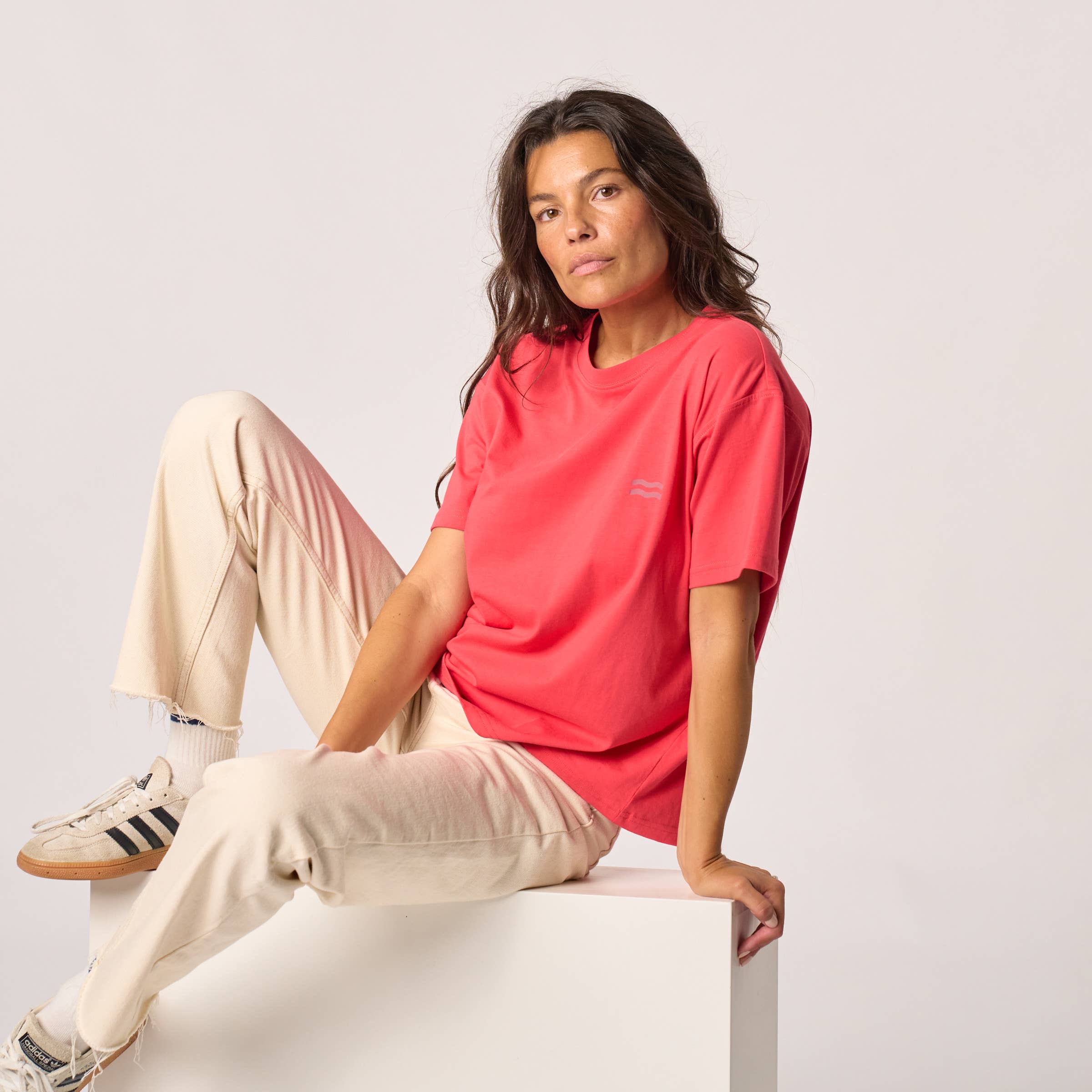 BILLYBELT Damen T-Shirt aus 100% Bio-Baumwolle "rot"