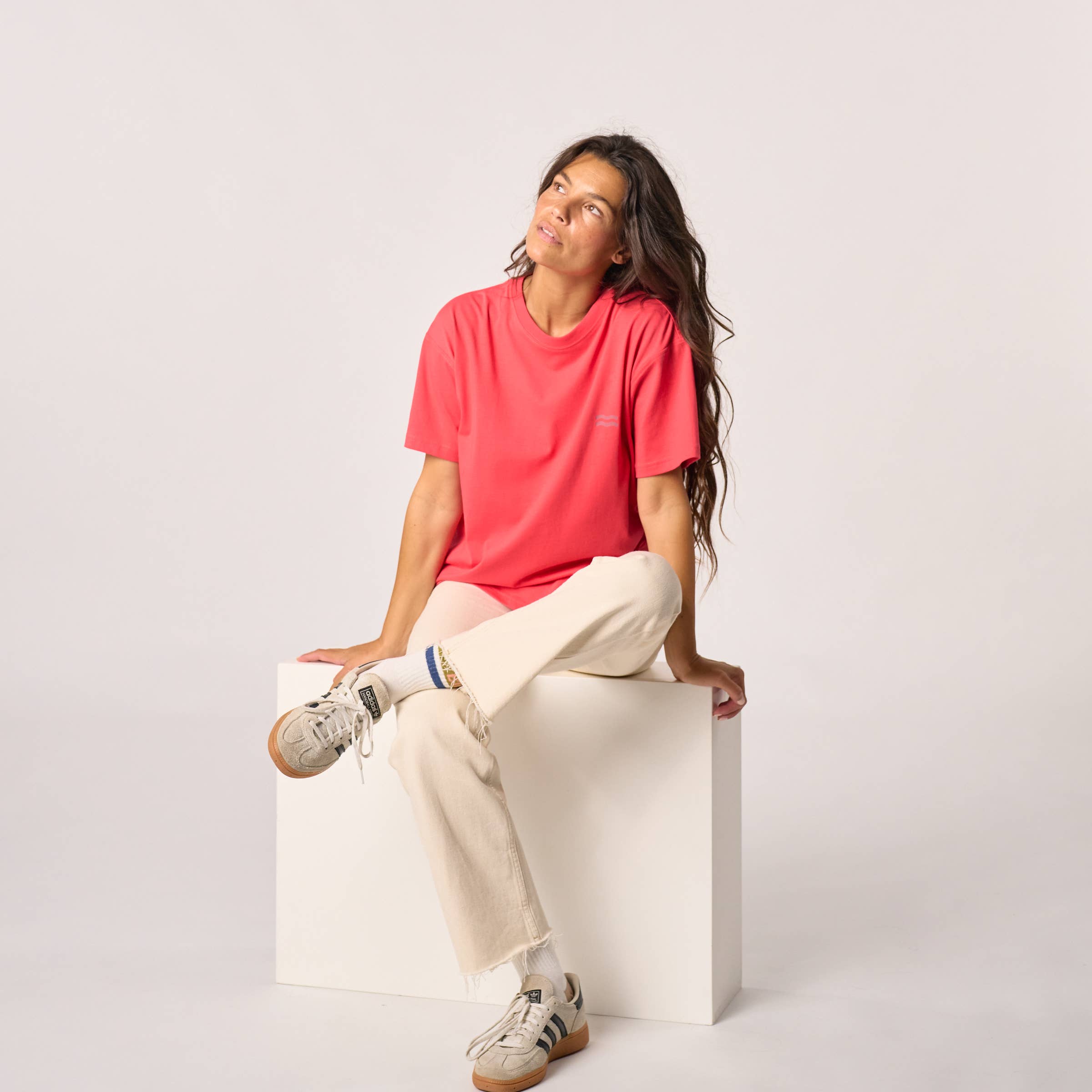 BILLYBELT Damen T-Shirt aus 100% Bio-Baumwolle "rot"