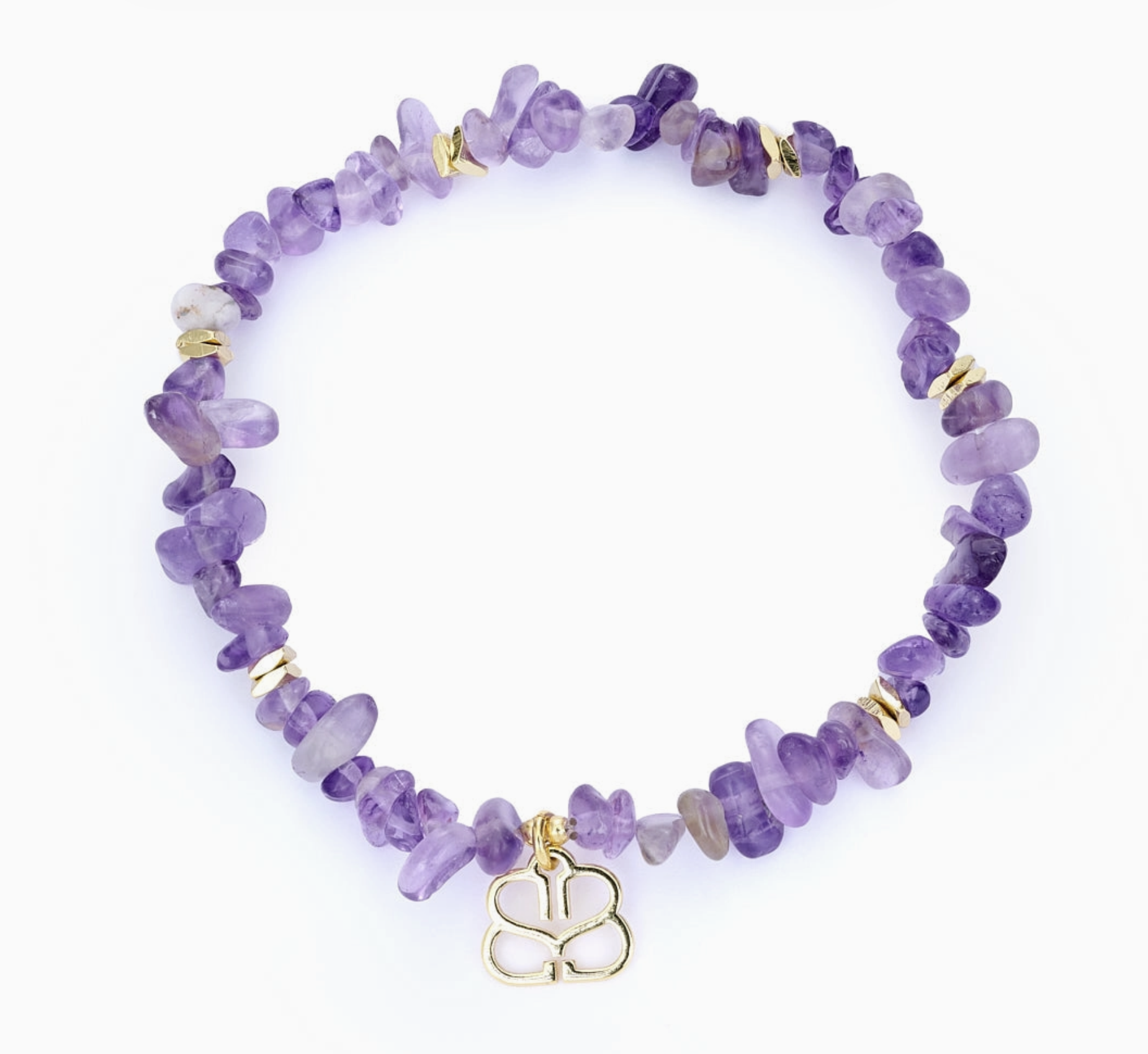 Boho Betty Amethyst Kristallarmband