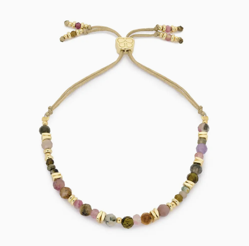 Boho Betty Armband mit goldenen Turmalinperlen