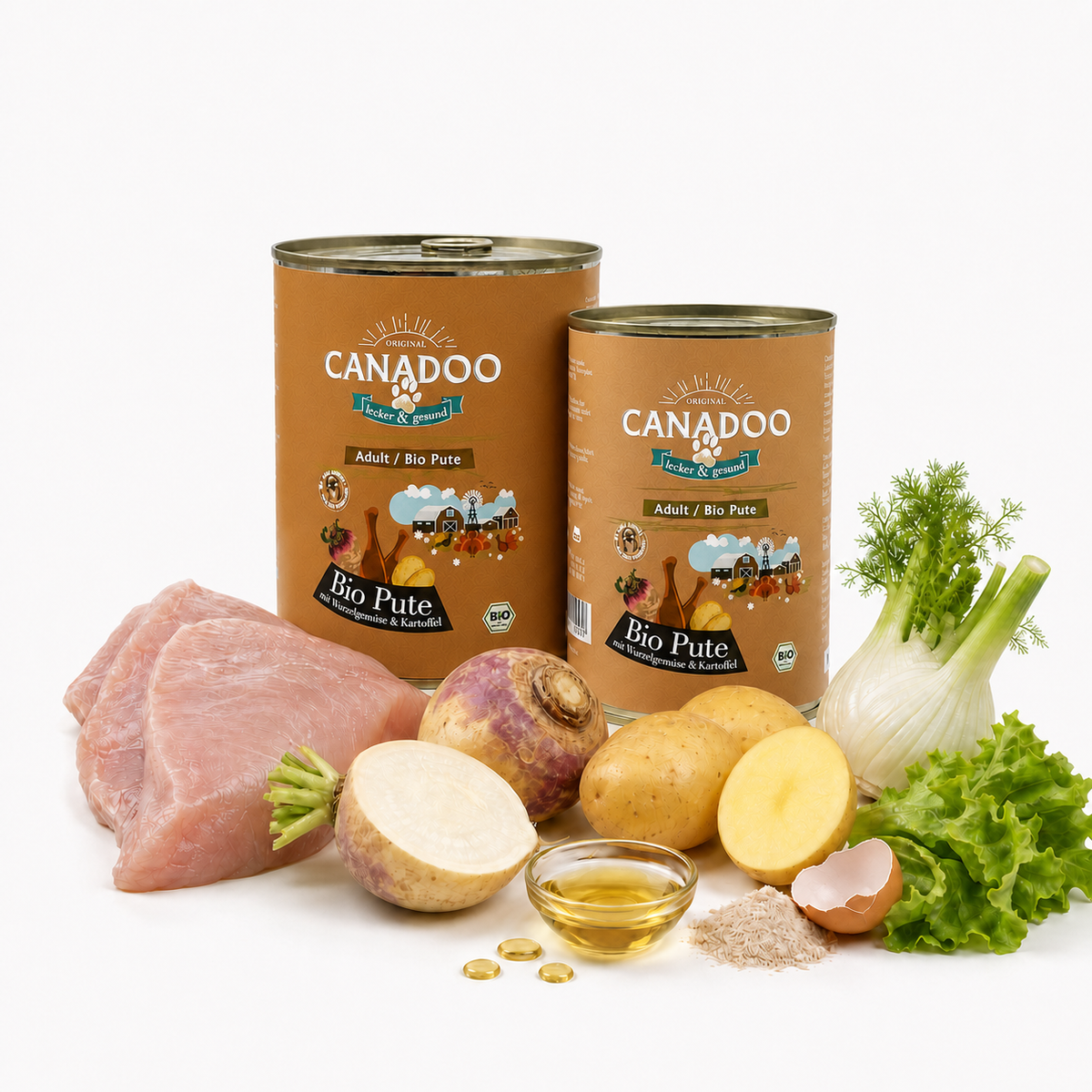 Canadoo Adult Bio Pute mit Wurzelgemüse & Kartoffel