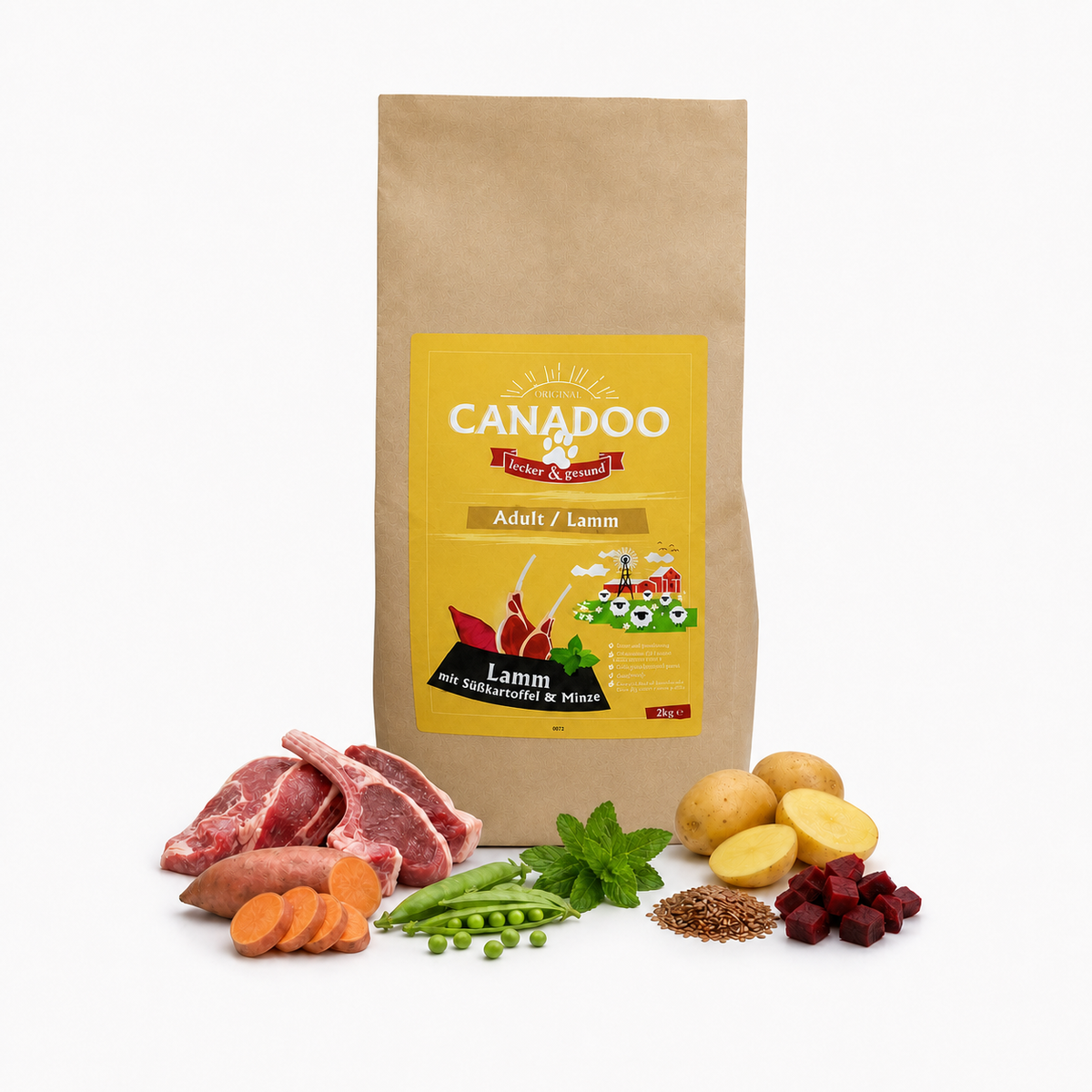 Canadoo Adult Lamm mit Süsskartoffel & Minze