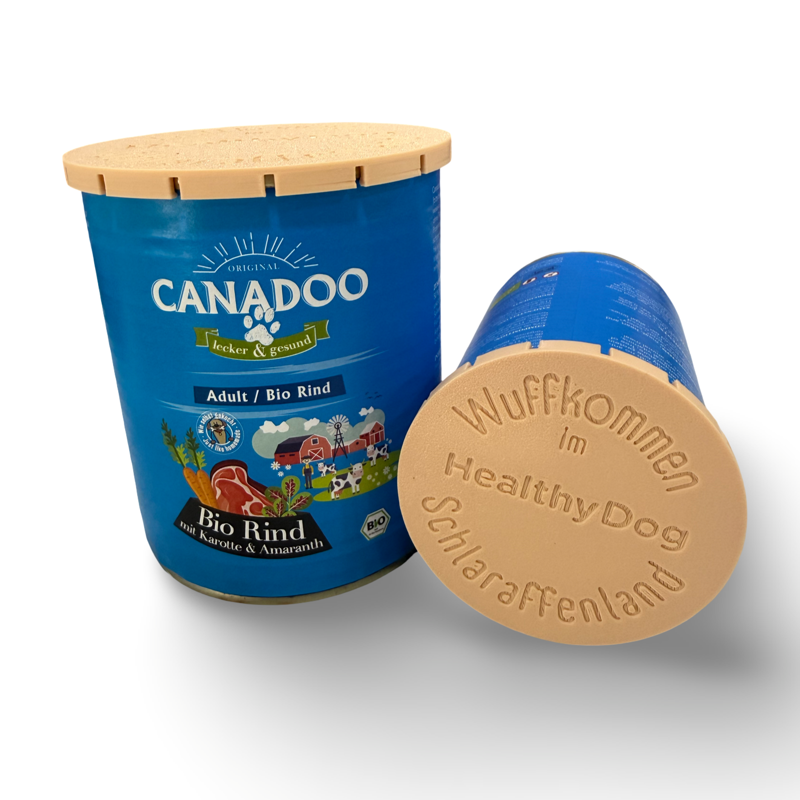 HealthyDog Dosendeckel für Nassfutter "peach"