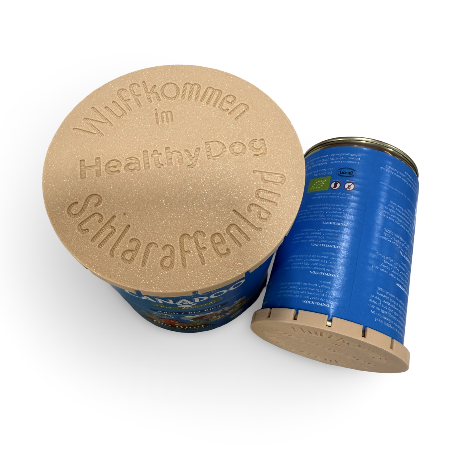 HealthyDog Dosendeckel für Nassfutter "peach"