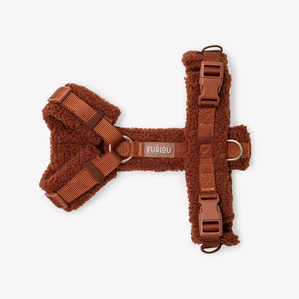 Furlou Y-Hundegeschirr Sherpa "clay"