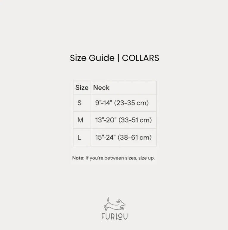 Furlou verstellbares Hundehalsband "blau"