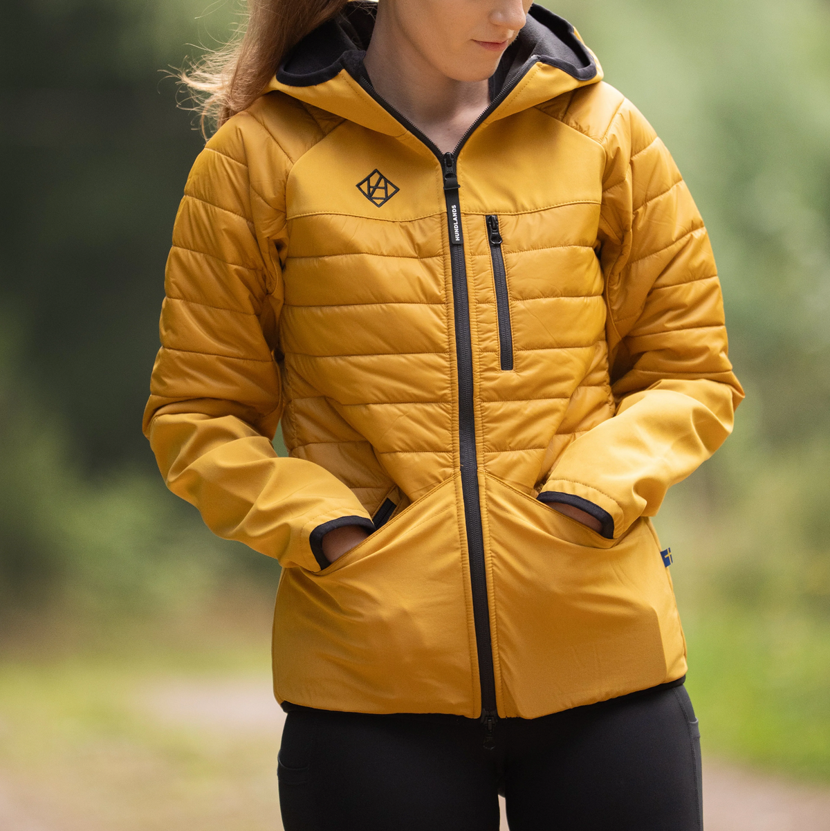 Hundlands Trainingsjacke Air Hybrido goldgelb