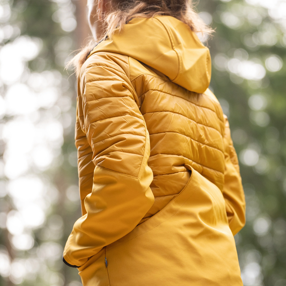 Hundlands Trainingsjacke Air Hybrido goldgelb
