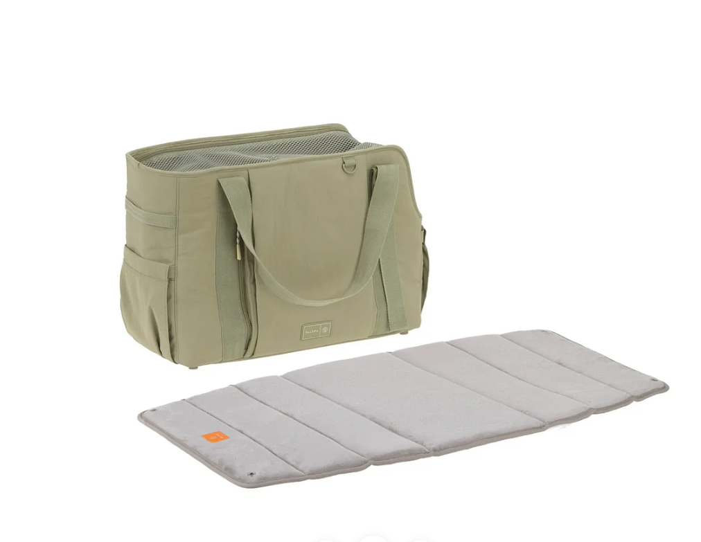 PALOPA Hundetragetasche WEDA "Crinkled Pale Olive"
