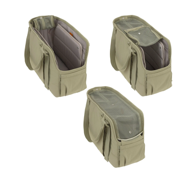 PALOPA Hundetragetasche WEDA "Crinkled Pale Olive"