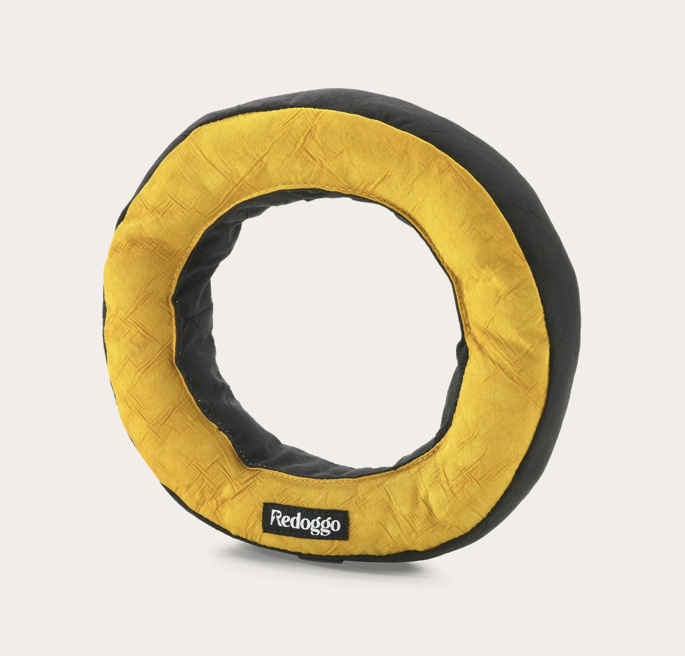 Redoggo Hundespielzeug Donut "orange/blau"