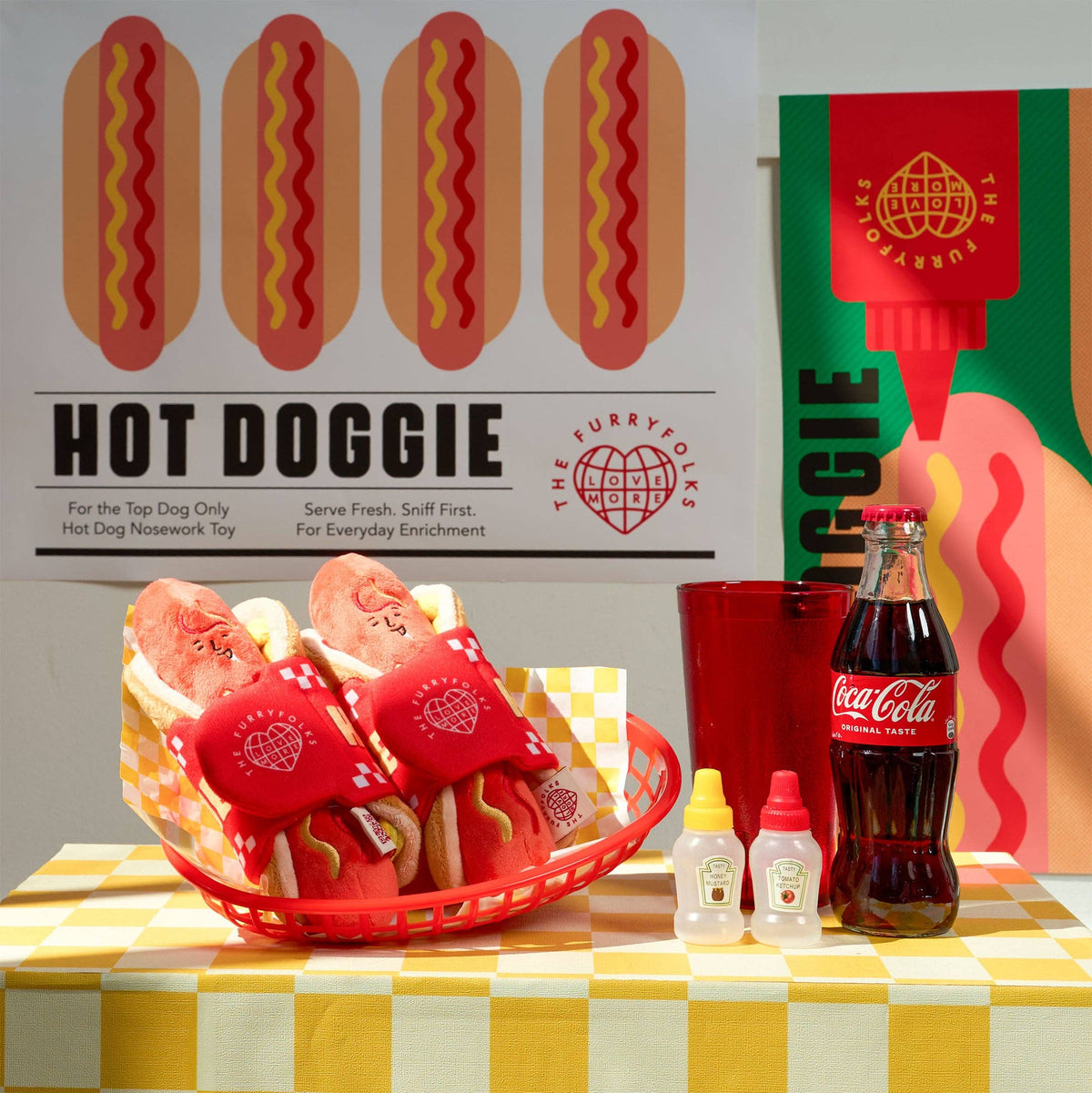 the furryfolks Nasenarbeit Hundespielzeug "Hot Doggie"