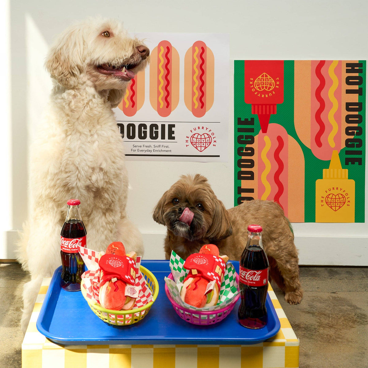 the furryfolks Nasenarbeit Hundespielzeug "Hot Doggie"