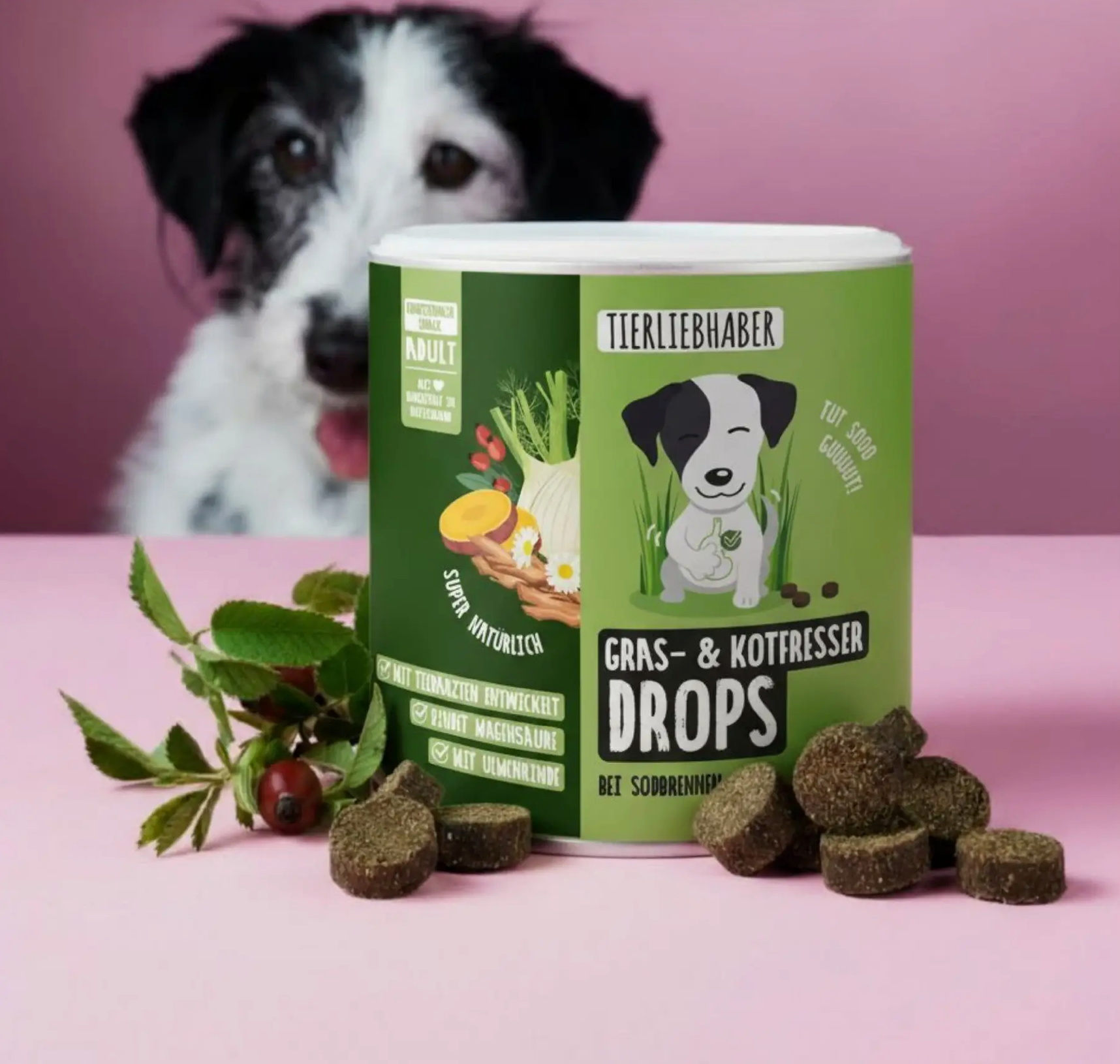 Tierliebhaber Gras- & Kotfresser Drops