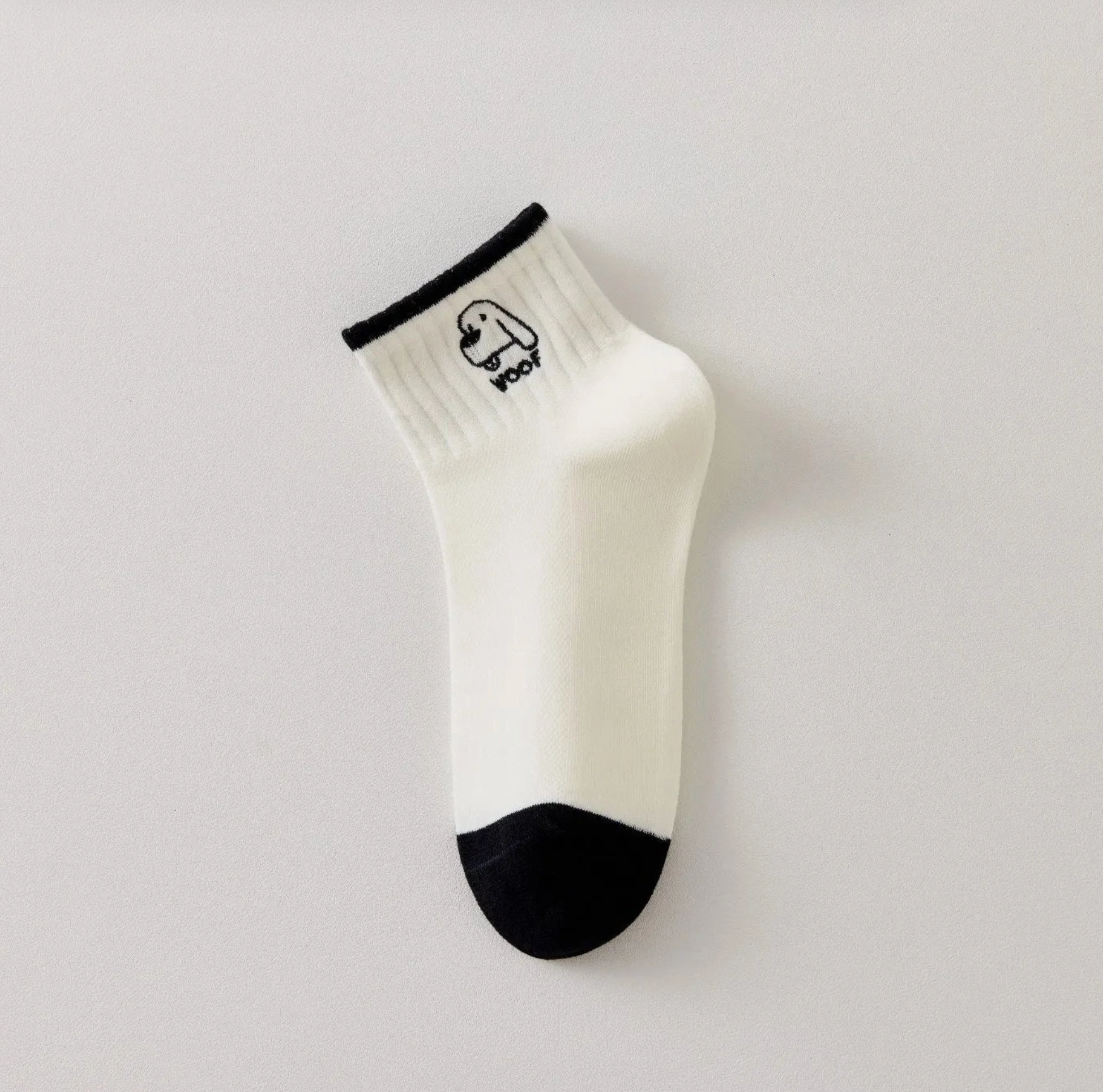 Tites Chaussettes Hundesocken "schwarz/weiss"