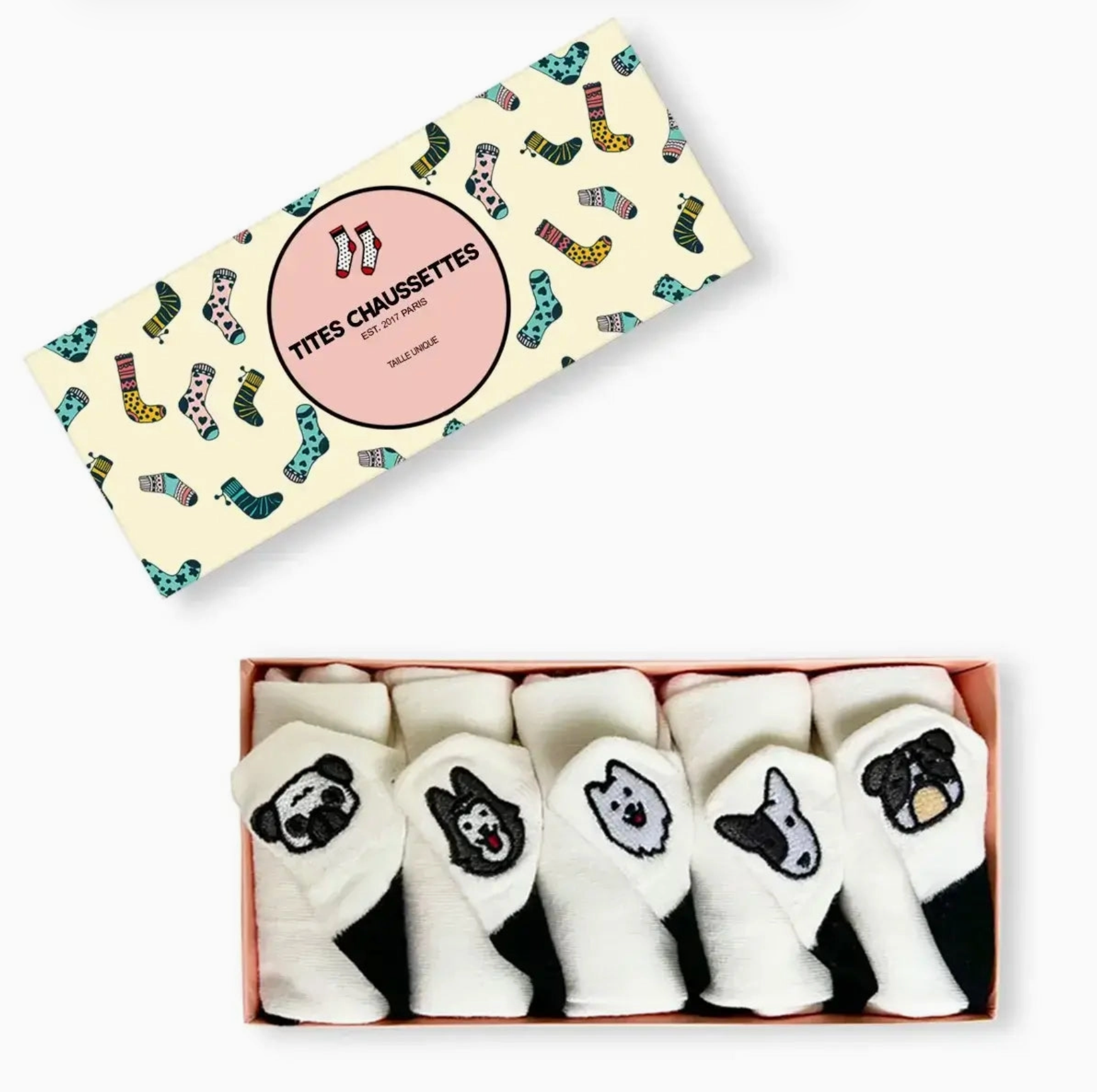 Tites Chaussettes Socken Box "Hunderudel"