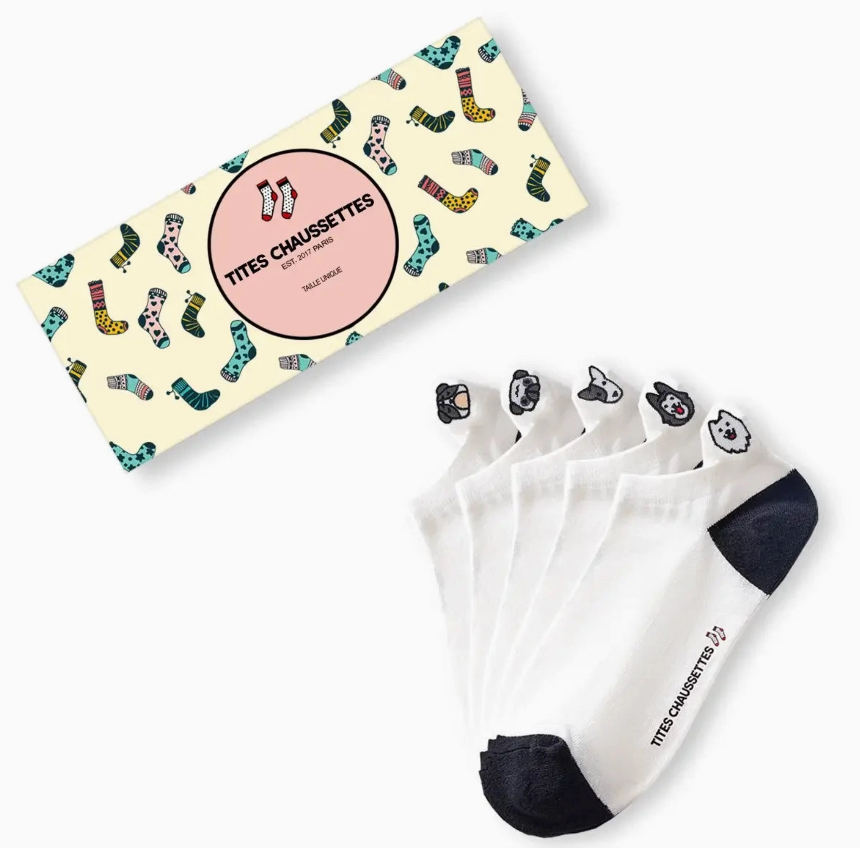 Tites Chaussettes Socken Box "Hunderudel"