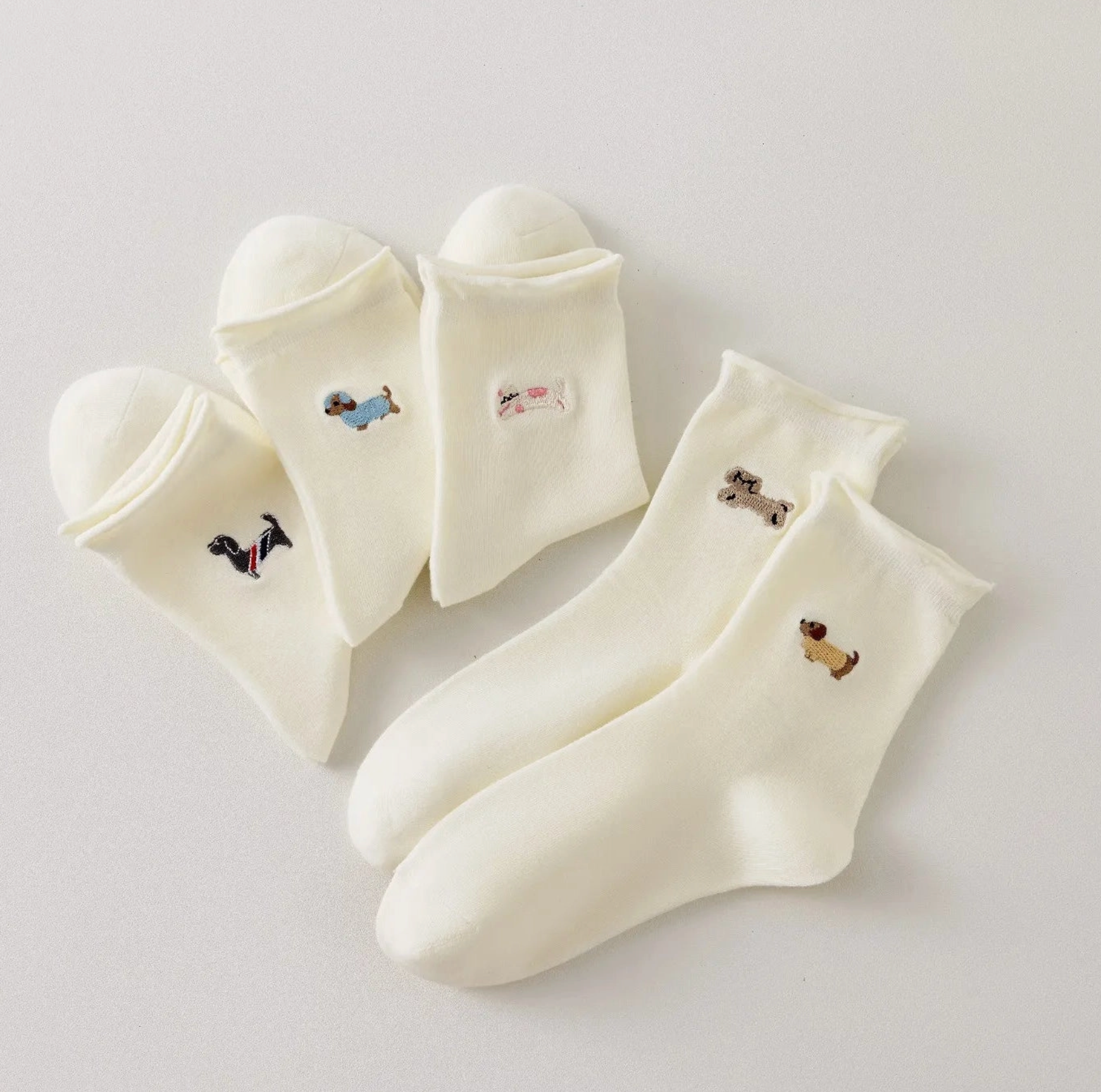 Tites Chaussettes Socken Box "Kleiner Hund & Katze"