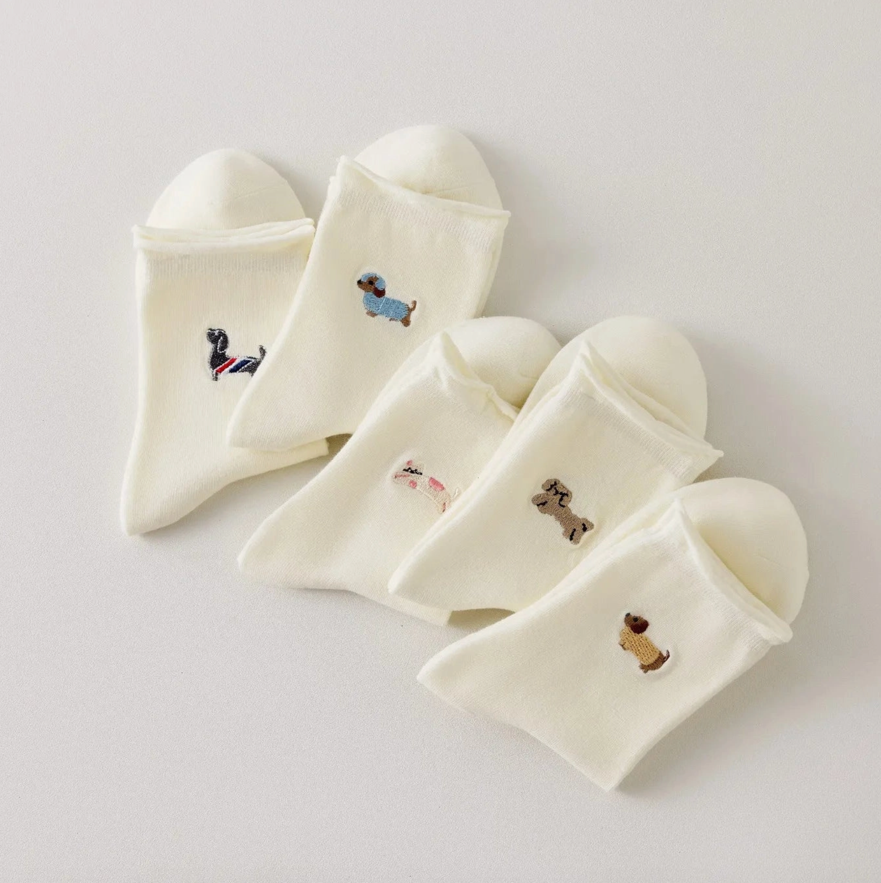 Tites Chaussettes Socken Box "Kleiner Hund & Katze"