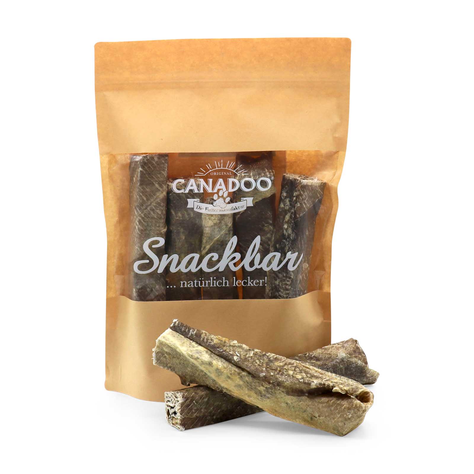 HealthyDog Canadoo natürliche Fischhautstangen lang