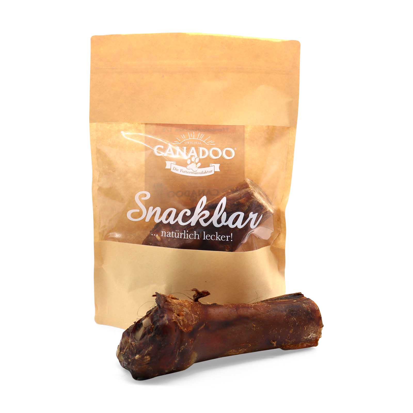 HealthyDog Canadoo natürlicher Pferdehautknochen 1/2 mit Achillessehne