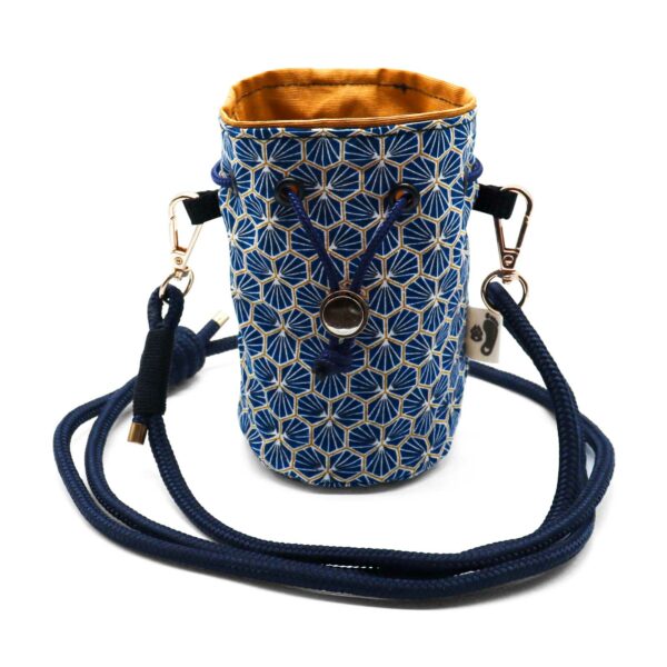 HealthyDog Leckerlibeutel Fräulein L blau gemustert