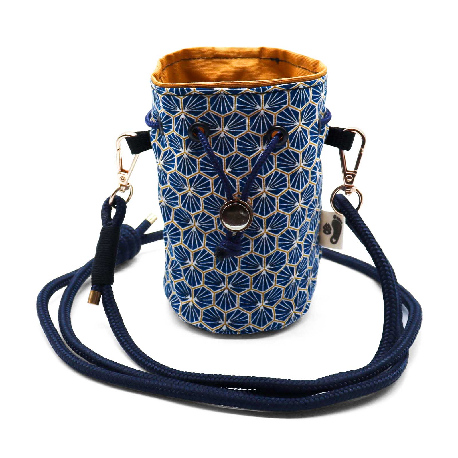 HealthyDog Leckerlibeutel Fräulein L blau gemustert