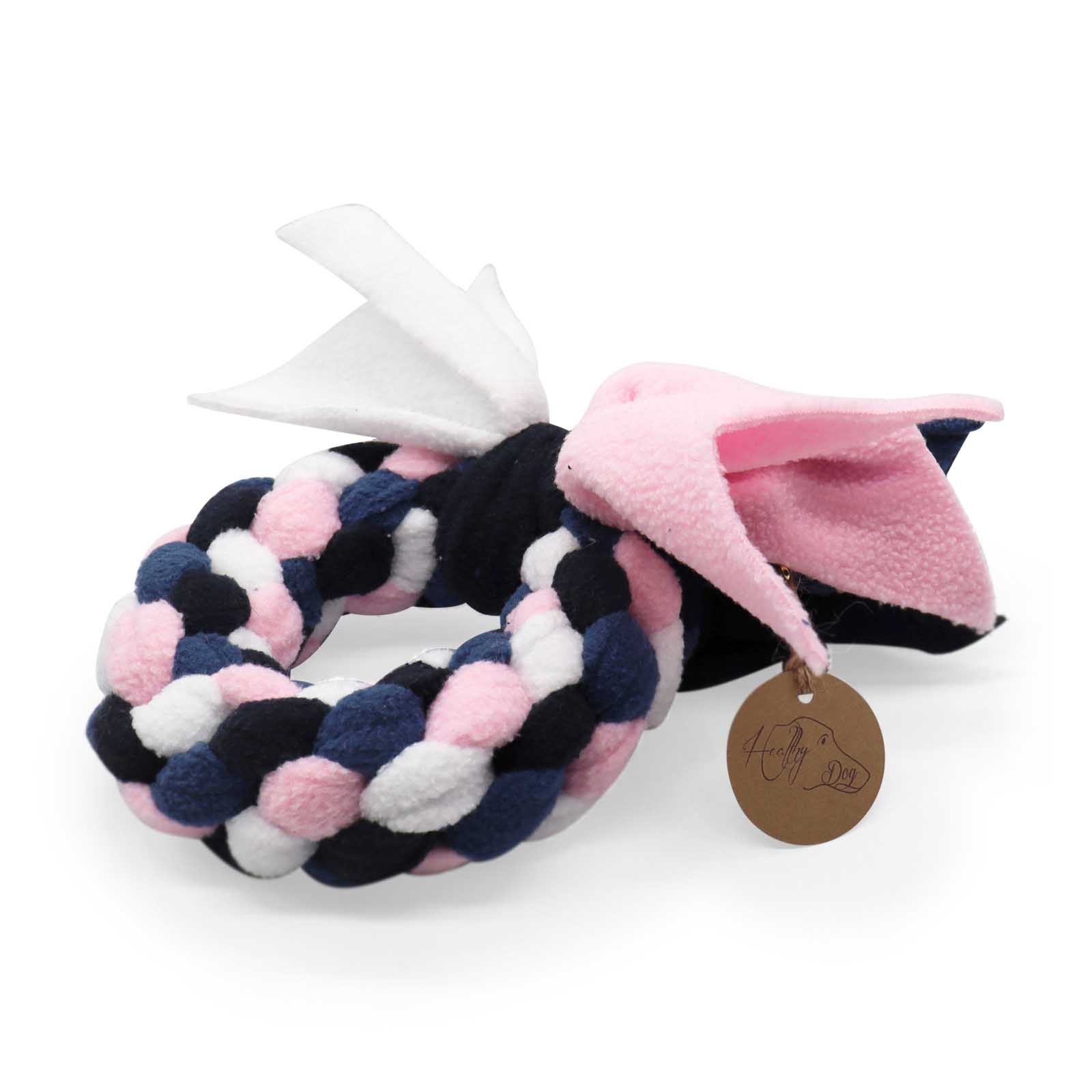 HealthyDog Fleece Hundespielzeug "bubblegum"