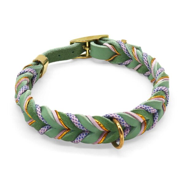 HealthyDog Lederhalsband "Aura"