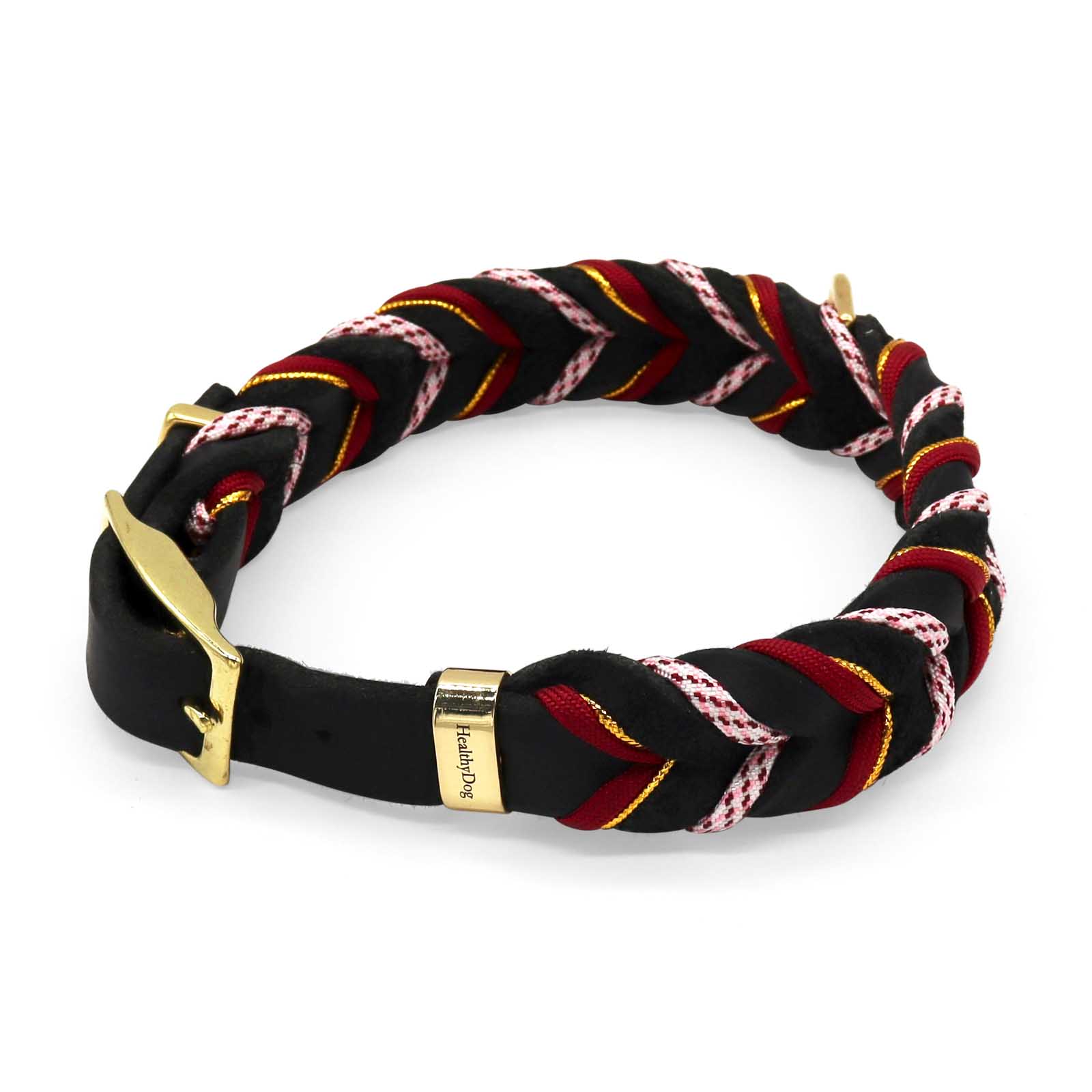 HealthyDog Lederhalsband "Jeschina"